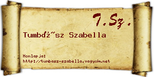 Tumbász Szabella névjegykártya
